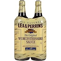 Lea & Perrins Worcestershire Sauce All Natural Kosher - (Pack of 2 Bottles - 20oz Each)
