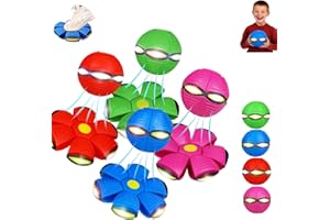 Magic Metaball Balle rebondissante pour enfant Jouet volant transformable avec 6 lumières Interaction parent-enfant pour l'in
