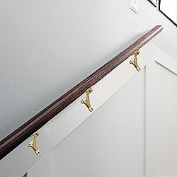 ZAUYX 5 Pack 3 Inch Hand Rail Bracket Champagne