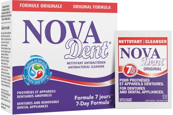 Novadent Denture Cleaner – Original – 3 Months (12 sachets)