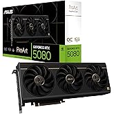 ASUS ProArt GeForce RTX™ 5080 OC Edition Graphics Card (PCIe® 5.0, 16GB GDDR7, USB Type-C®, HDMI®/DP 2.1, 2.5-Slot, Axial-tec