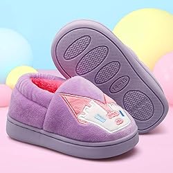 Plush Warm Slippers for Girls Boys Kids Toddlers