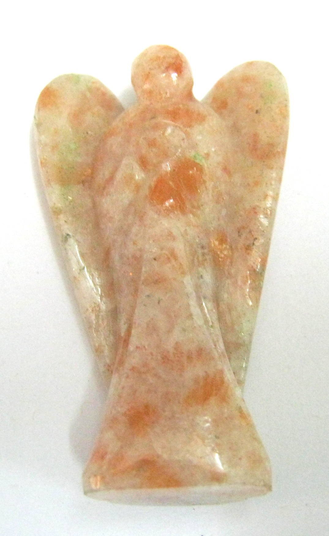 Sunstone Angel Crystal Healing Psychic Energy Men Women Gift Reiki Feng Shui Fairy Love Peace Metaphysical Gemstone Meditation Peace Wellness