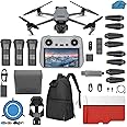 DJI Mavic 3 Pro with Fly More Combo DJI RC, Flagship Triple-Camera Drone with 4/3 CMOS Hasselblad Camera, with 3 Batteries, Charging Hub, 128 GB Micro SD Card Landing Pad, Waterproof Backpack and More