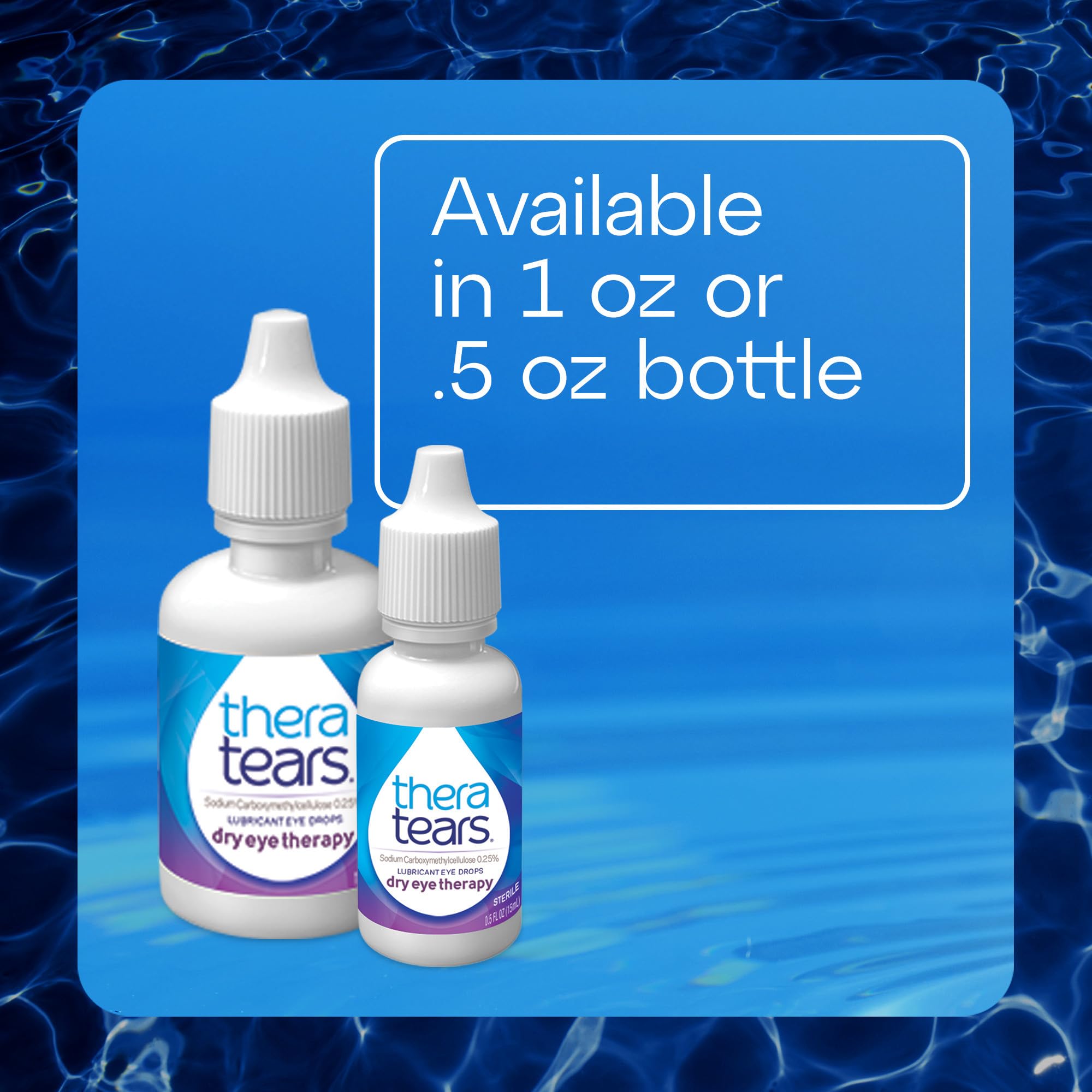 TheraTears Dry Eye Therapy Eye Drops for Dry Eyes, 1.0 Fl Oz