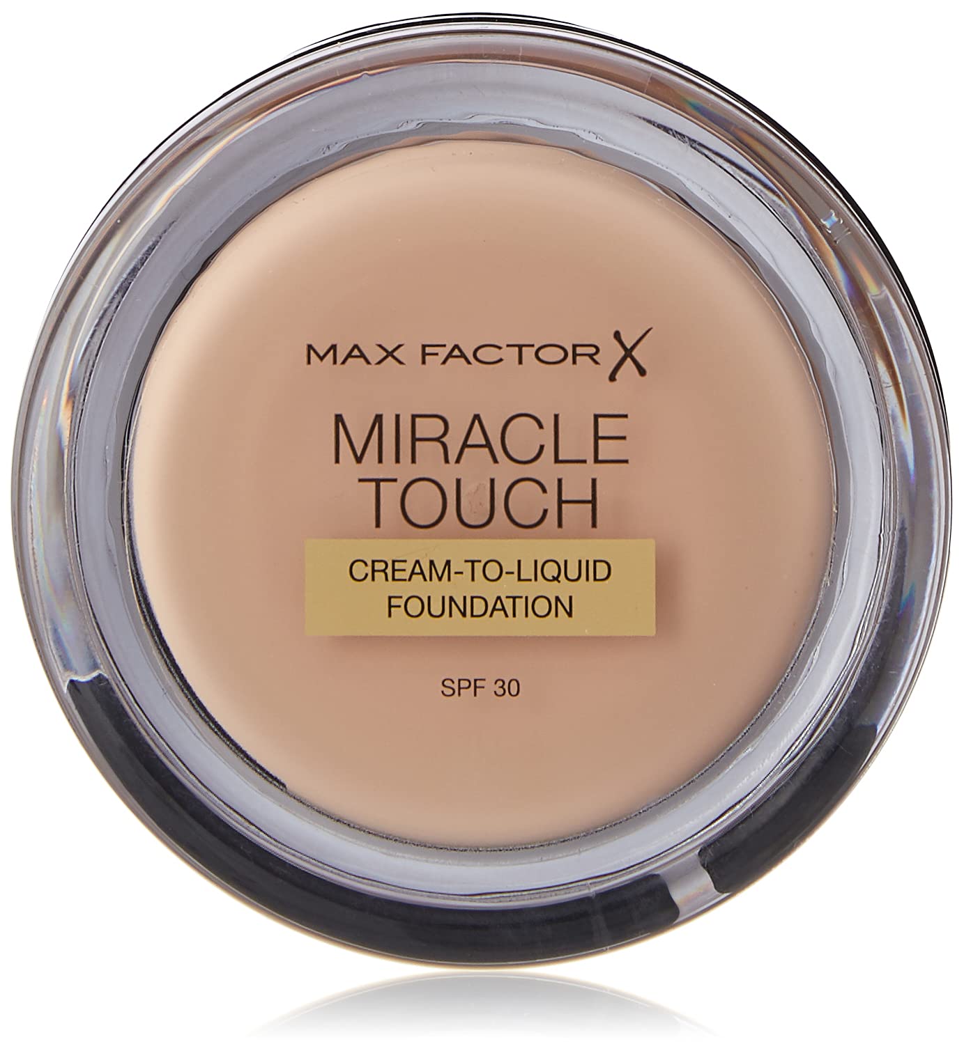 Max Factor Miracle Touch Foundation, New and Improved Formula, SPF 30 and Hyaluronic Acid, Vanilla