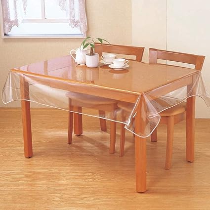 Amazon テーブルクロス 透明 日本製 テーブルカバー 1 180cm 150 1cm 大きいサイズ 小さいサイズ ビニール デスクマット 透明マルチカバー 大小 秀英産業 テーブルクロス