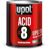 U-POL ACID#8 Acid Etch Primer, 1L | Automotive Etching Primer Paint For Bare Metals, Durable Against Rust &amp; Corrosion, Easy-To-Use, Gray