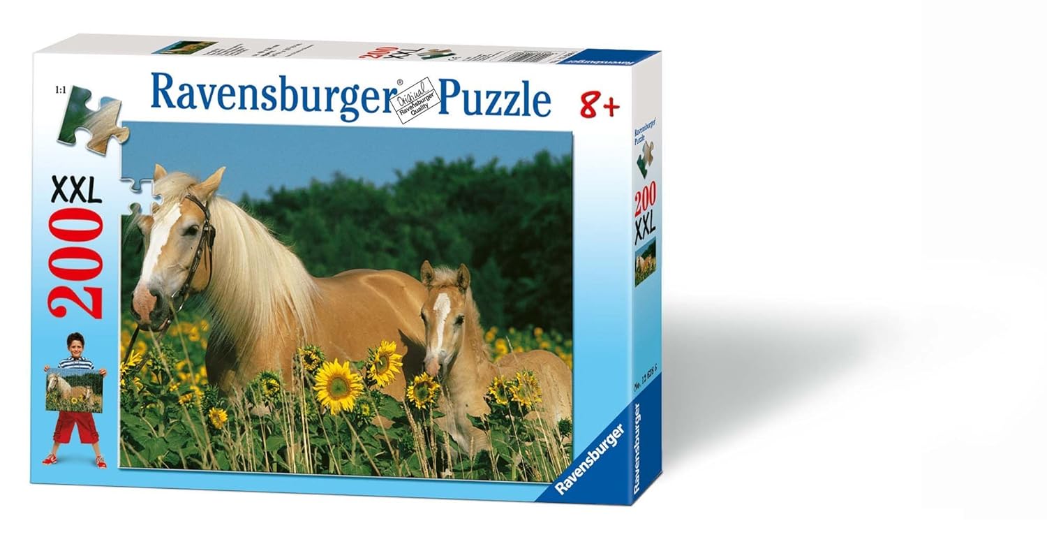 Ravensburger Puzzle con diseño de Caballos, 200 Piezas (12628 6