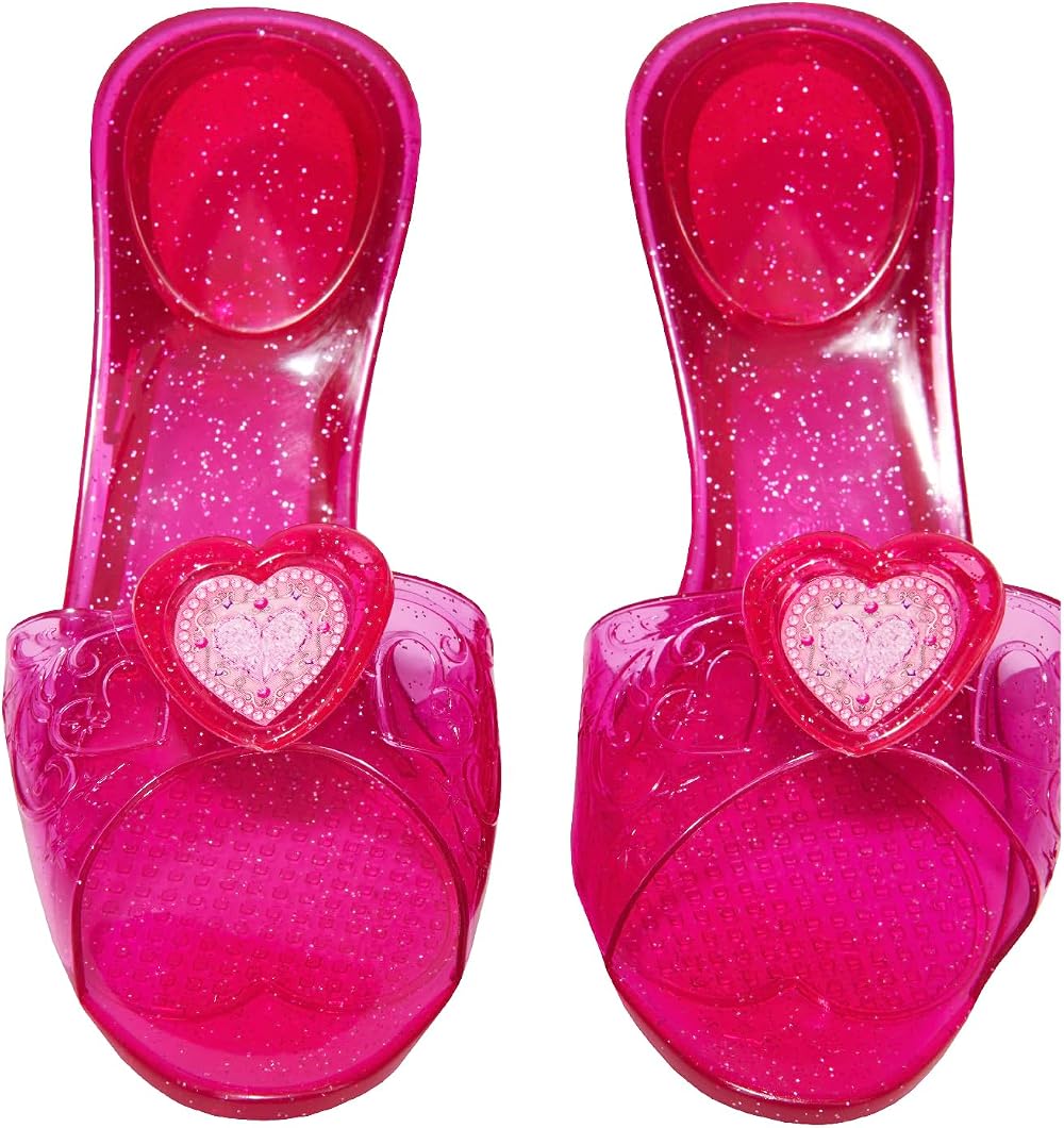 Rubies Official Pink Jelly Shoes Princess Kids Fancy Dress 4-7 Years