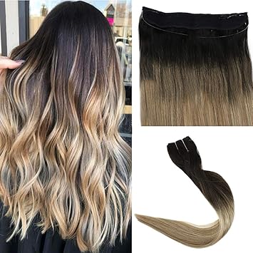 Easyouth Remy Hair Couture Extensions 14 Inch Color Off Black