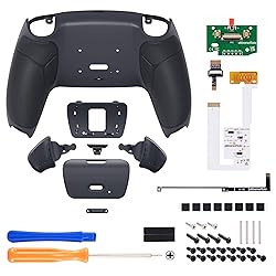 eXtremeRate Dark Gray Rubberized Grip Programable