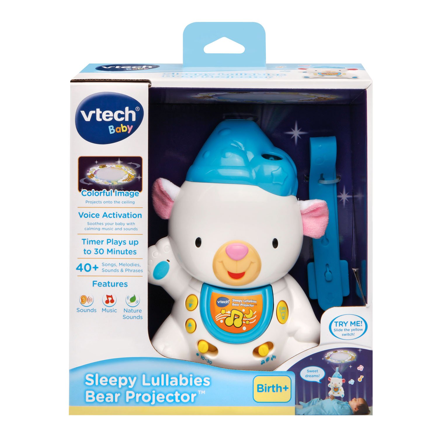 vtech sleepy lullabies bear projector