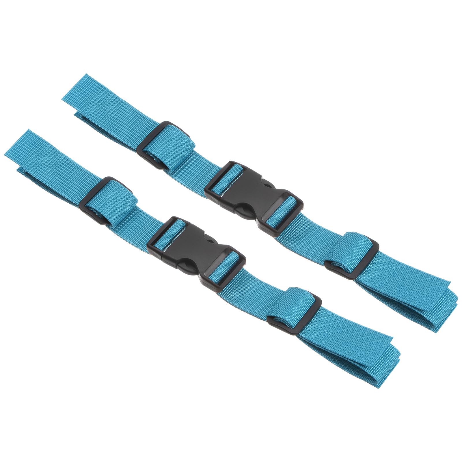 PATIKIL Backpack Chest Strap, 2 Pack Polyester Webbing Adjustable Replacement Strap with Quick-Release Buckle for Bag Outdoor Hiking Cycling, Sky Blue