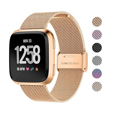 Amazon Fitbit Fitbit Versa Strap Rose Gold For Fitbit Versa Versa