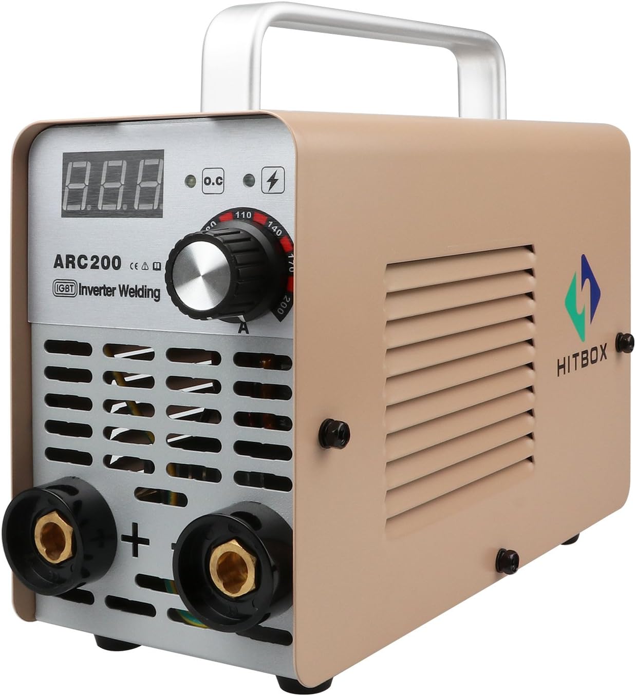 Welding Machine 200A ARC Welder DC 220V Inverter Digital Display LCD Hot Start Portable Electric USA AC plug Stick Welding
