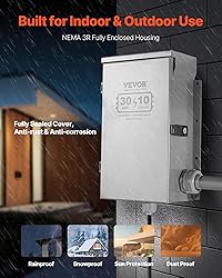 VEVOR Manual Transfer, 30-Amp 10-Circuit, Prewired