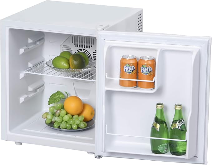 HOMCOM Mini Frigorífico Mini Bar Volumen 50 L Mini Nevera con Estante