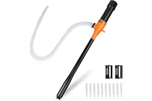 AETLEEMO Portable Power Battery Pump, Battery Operated Liquid Transfer Pump, 2.2 Gallons per Min, For Gasoline Diesel Fuel