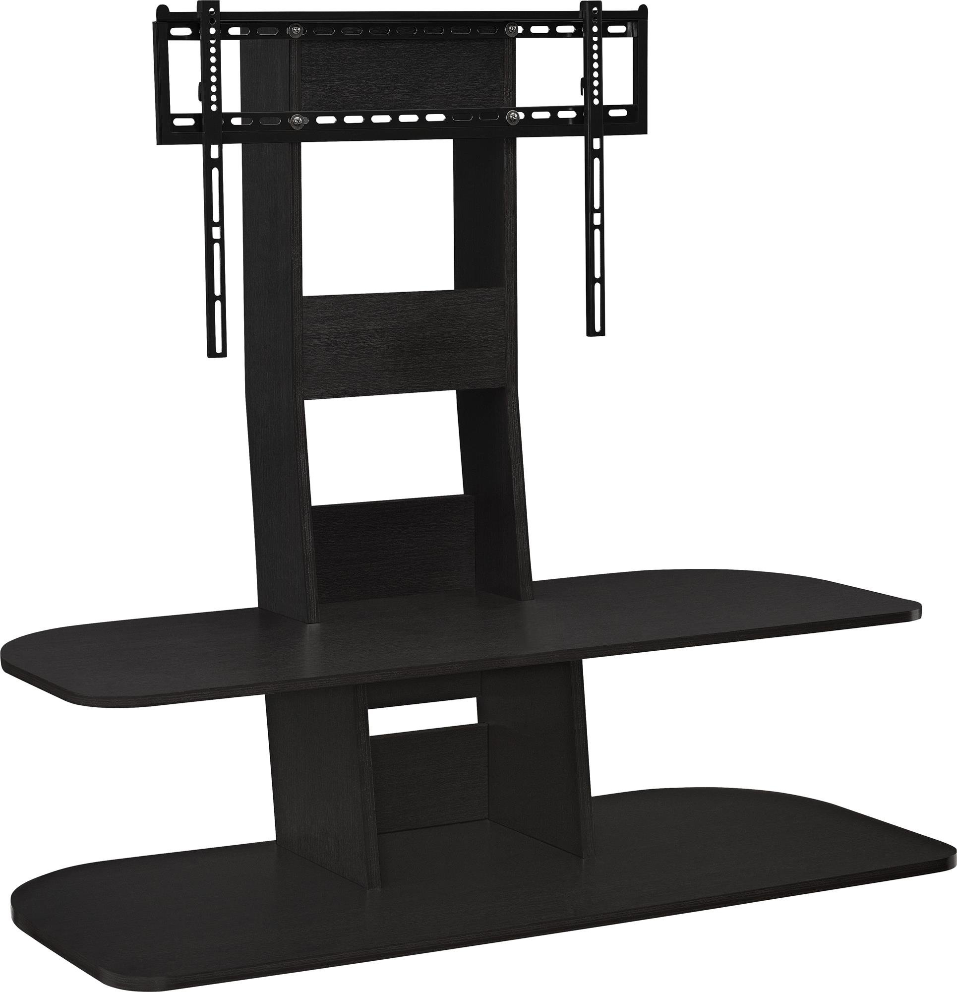 Ameriwood Home Galaxy TV Stand with Mount for TVs up to 65" Wide, Black