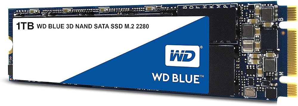 WD Blue 3D NAND M.2 SATA SSD 1TB Internal High Performance Storage