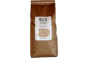 Organic Soy Beans Canadian Grown Bulk Dry 4.54 Kg (10 lb) Fresh Acres