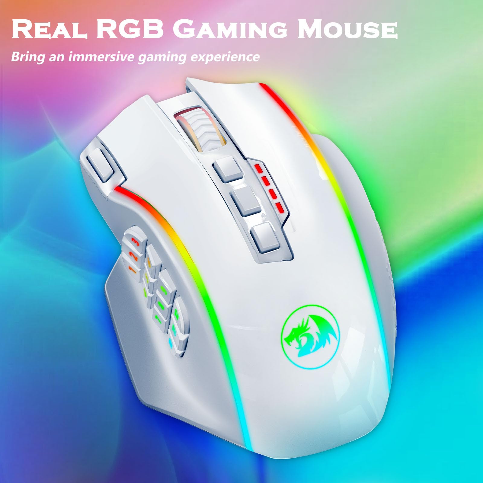Mua Redragon Wireless Gaming Mouse, MMO Gaming Mouse UP 16,000 DPI, 16 ...
