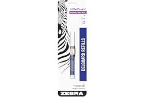 Zebra Pen Delguard #2 Mechanical Pencil Lead Refill, 0.5 mm, HB, Graphite, 12 leads per tube