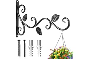 Hanging Plant Bracket Outdoor Plants Hangers 12-Inch Metal Hang ing Plant BracketsPlants Wall Hooks for Hanging Plants Lanter