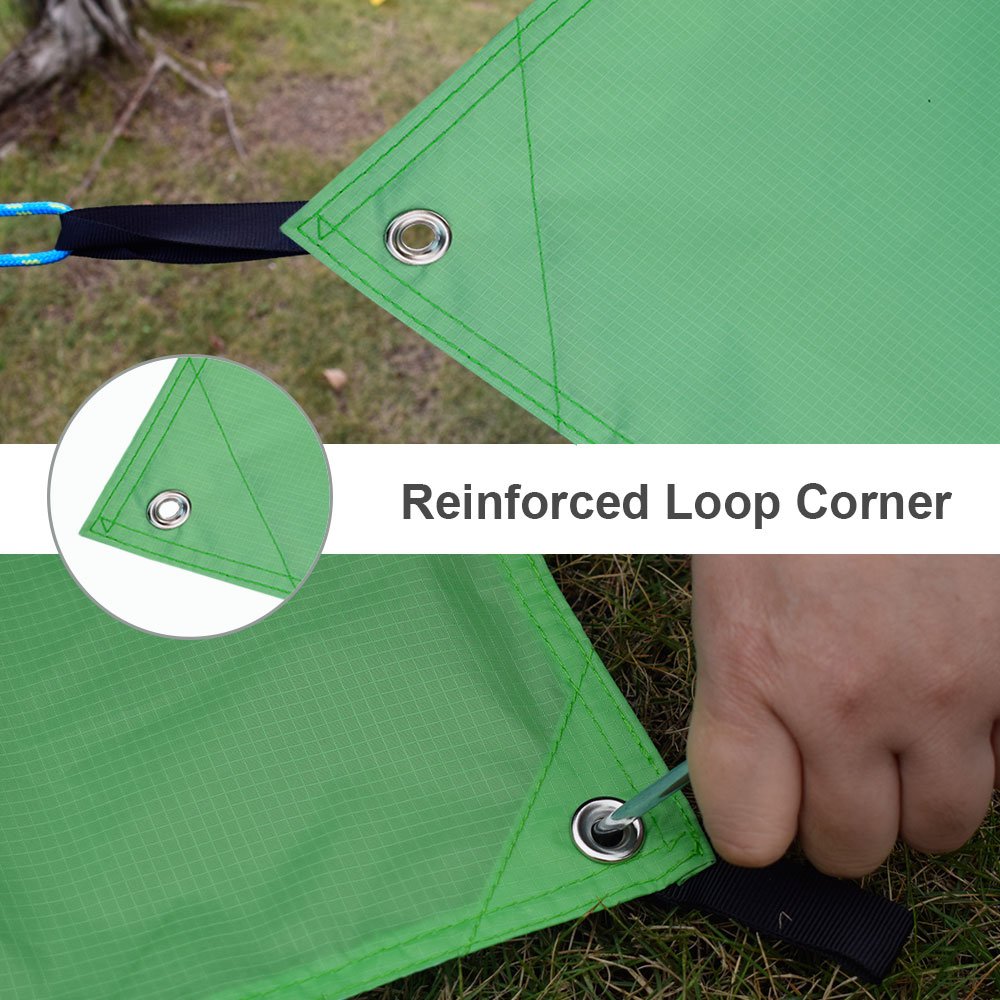 GEERTOP Waterproof Lightweight Tent Floor Footprint Tarp Rain Fly Sun