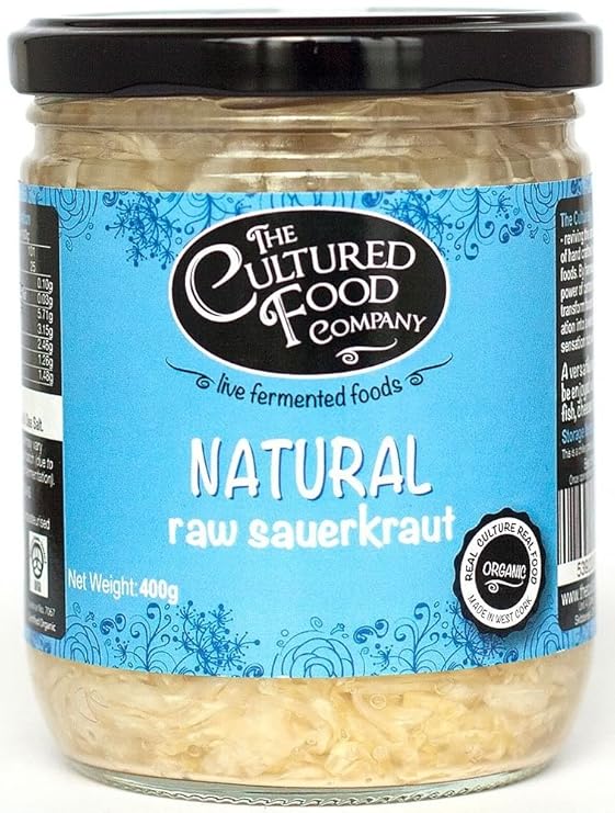 Natural Raw Sauerkraut, Organic, 400g Amazon.co.uk Grocery