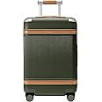Paravel Aviator Luggage | Carbon-Neutral Travel Suitcase from Recycled Materials| Durable Luggage with Wheels| Safari Green