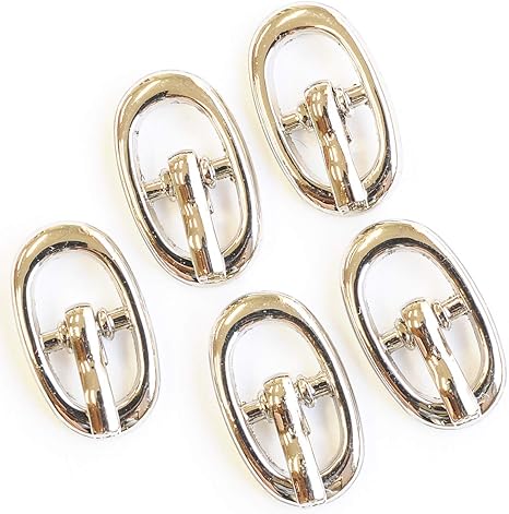 Amazon ミニ メタル バックル 5個 レザークラフト アクセサリー 美錠 内寸5 5mm シルバー バックル 通販