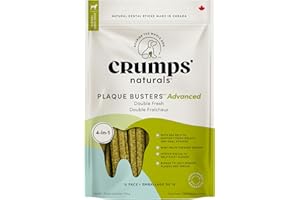 Crumps Naturals Plaque Busters Advanced - Double Fresh Dental Sticks 9.5oz