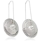 NOVICA Artisan Handcrafted .925 Sterling Silver Drop Dangle | Freshwater Cultured Pearl Drop | Handmade Drop & Dangle | Jewelry Dangle Earring | Birthstone Dangle Earrings