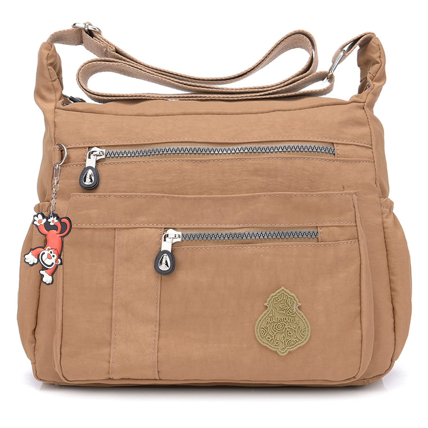 Foino Fashion Shoulder Bag Lightweight Messenger Bag Women Cross Body Bag for Ladies Casual Waterproof Bookbags