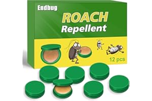 Endbug Roach Killer Indoor Infestation, Roach Bait Gel Roach Traps, Roach Repellent Cockroach Killer Indoor Home for Small Large Cockroaches, Get Rid of Roaches Permanently Indoor/Outdoor - 12PCS