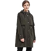 Orolay Women's Long Windbreaker Hooded Light Jacket Active Outdoor Anoraks