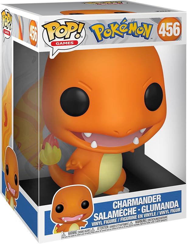 Pop! Jogos: Pokémon - Charmander de 10 polegadas