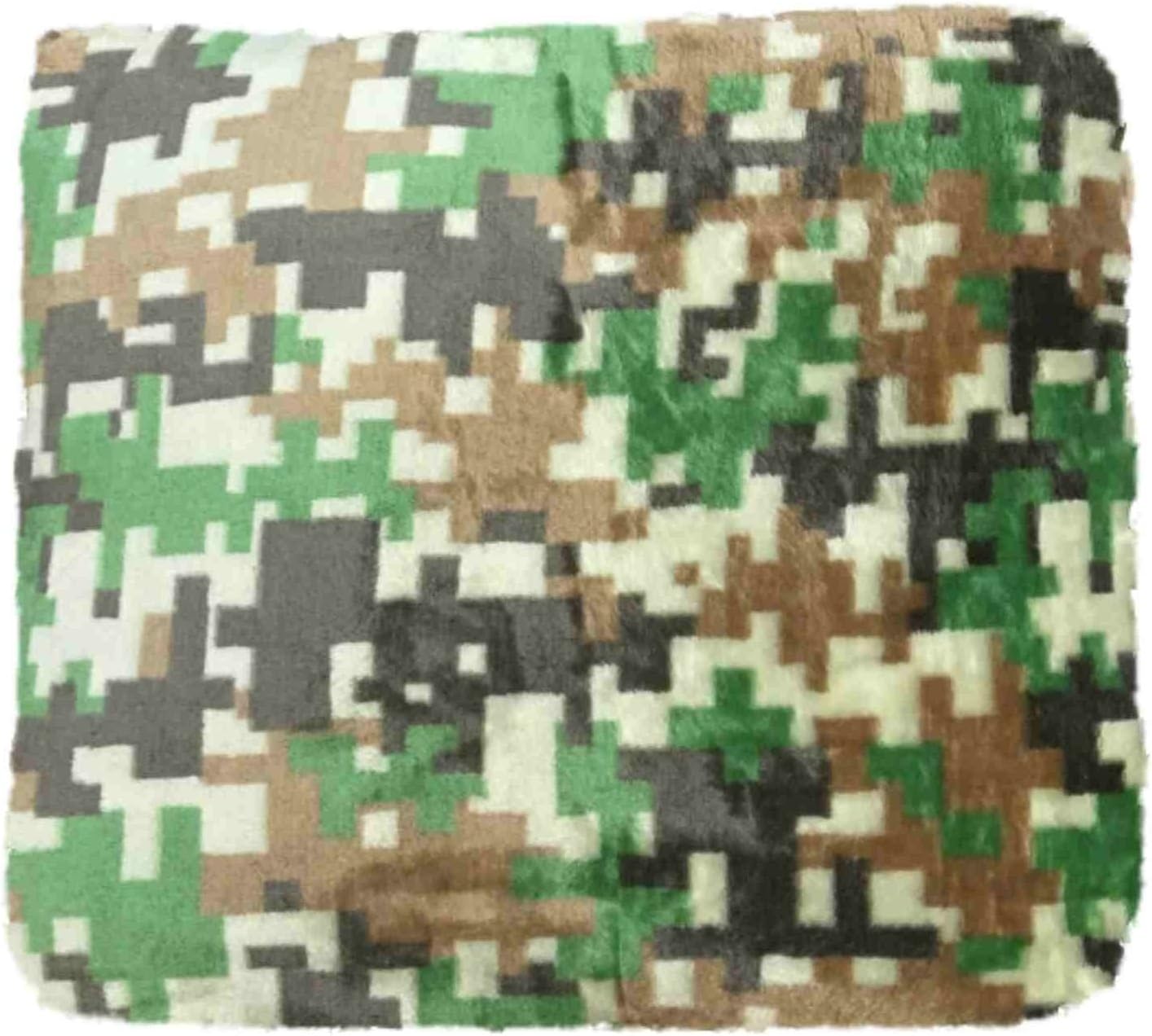 Throw Blanket Plush Super Soft and Cozy Oversized 60 x 72 (Camo)