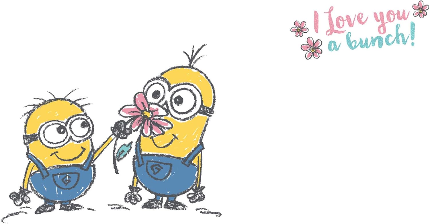 Danilo Promotions Official Minion 'I Love You a Bunch!' Mother's Day Card, Multi - Image 4