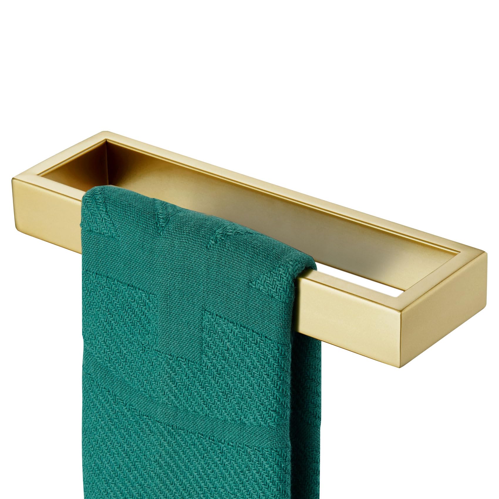 Photo 1 of KOKOSIRI Towel Ring Brushed Gold Hand Towel Holder 9 Inch Kitchen Towel Hanger Rack Stainless Steel Bathroom Hardware Wall Mounted, 1 Pack B4008BG-L
