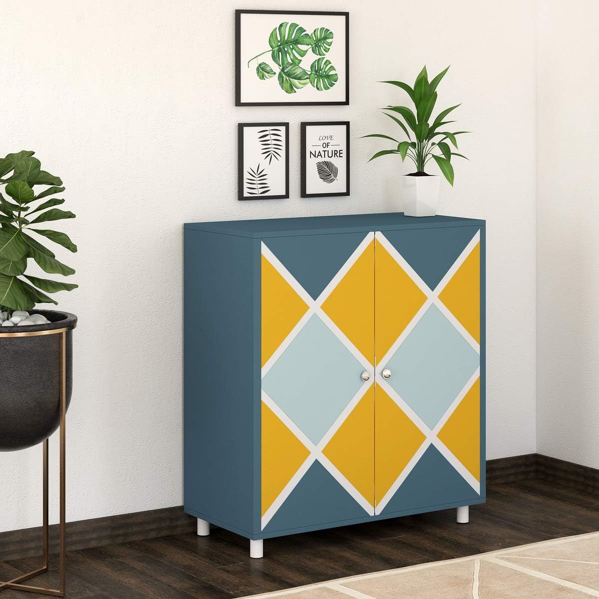 Pengu Wooden Shoe Rack, Shoe Cabinet