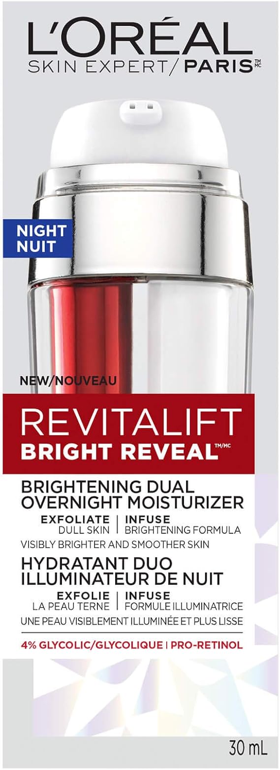bright reveal brightening dual overnight moisturizer