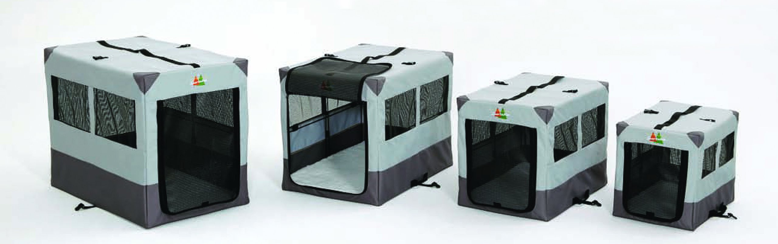 MIDWEST CONTAINER 1736SP SPORTABLE CANINE CAMPER PORTABLE TENT CRATE GRAY 36 X 25 X 28