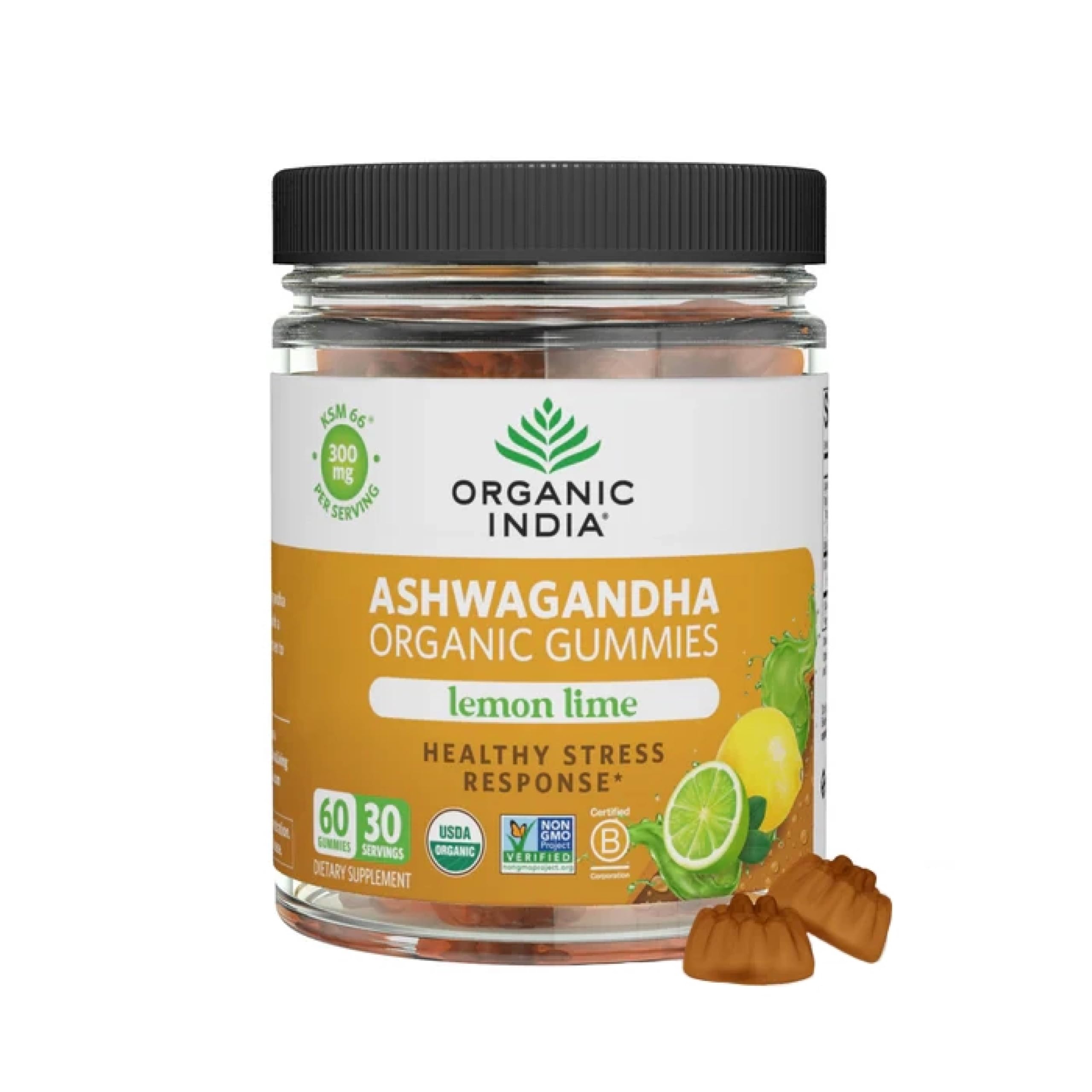 Ashwagandha Organic Gummies (Lemon Lime)