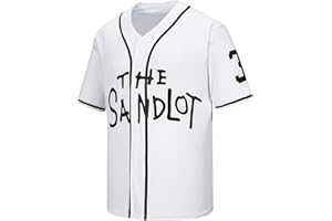 AIMHUO The Sandlot Benny Jersey Men's #30#5#11 Benny The Jet Rodriguez Movie Baseball Jersey Stitched S-3XL
