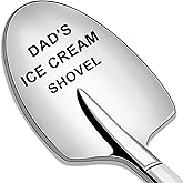 Gifts for Dad - Dad's Ice Cream Shovel, Father Presents, Stainless Steel Ice Cream Shovel for Christmas, Father's Day, Birthday Gifts from Daughter Son, Stocking Stuffers for Men