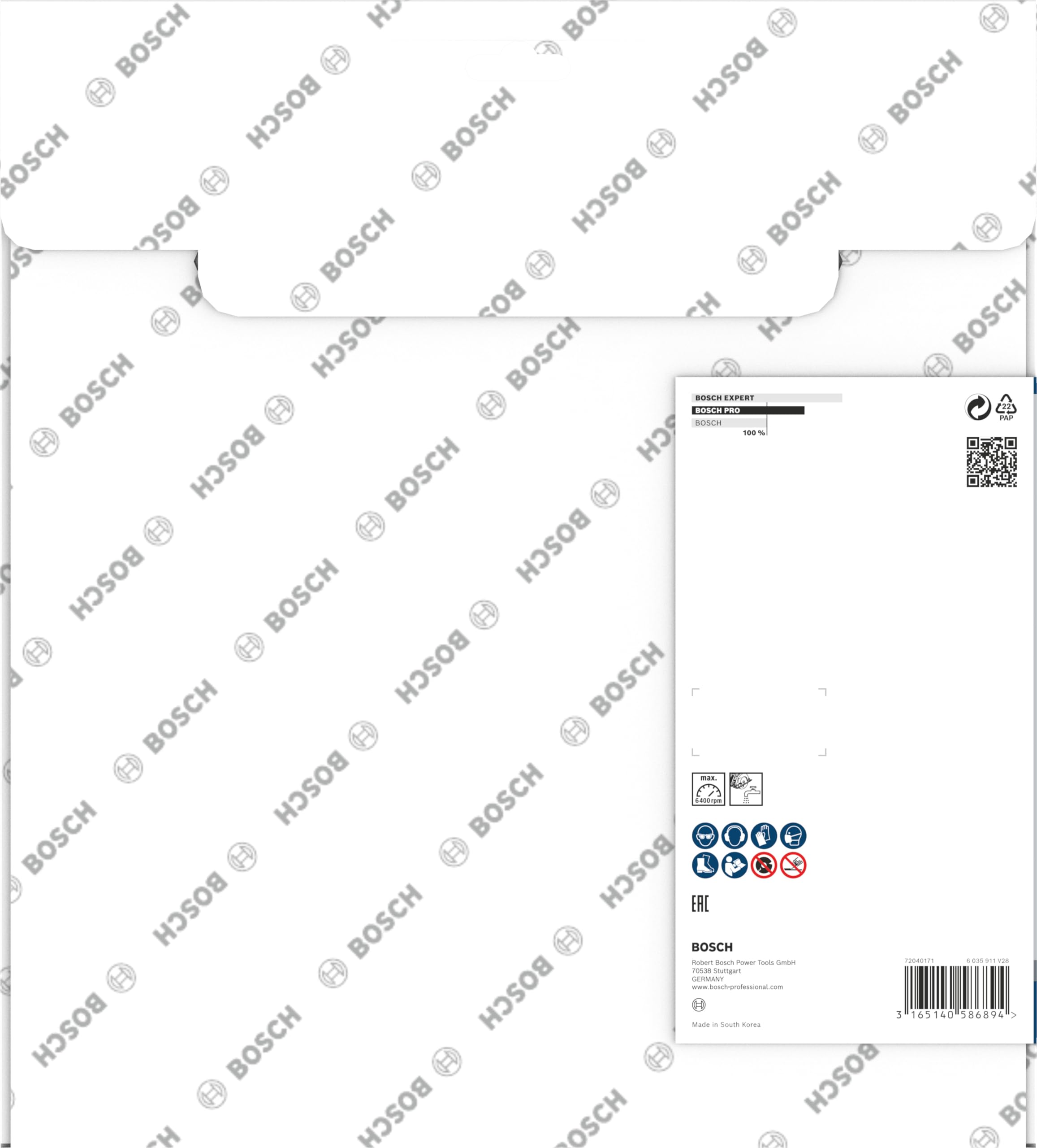 Bosch 1x PRO Marble Diamanttrennscheiben für 25,4‑mm-Bohrung und Tisch‑ und Benzinsägen (für Weichgestein, Marmor, Ø 300 mm, Professional Zubehör Tischkreissäge, Benzinsäge) 4