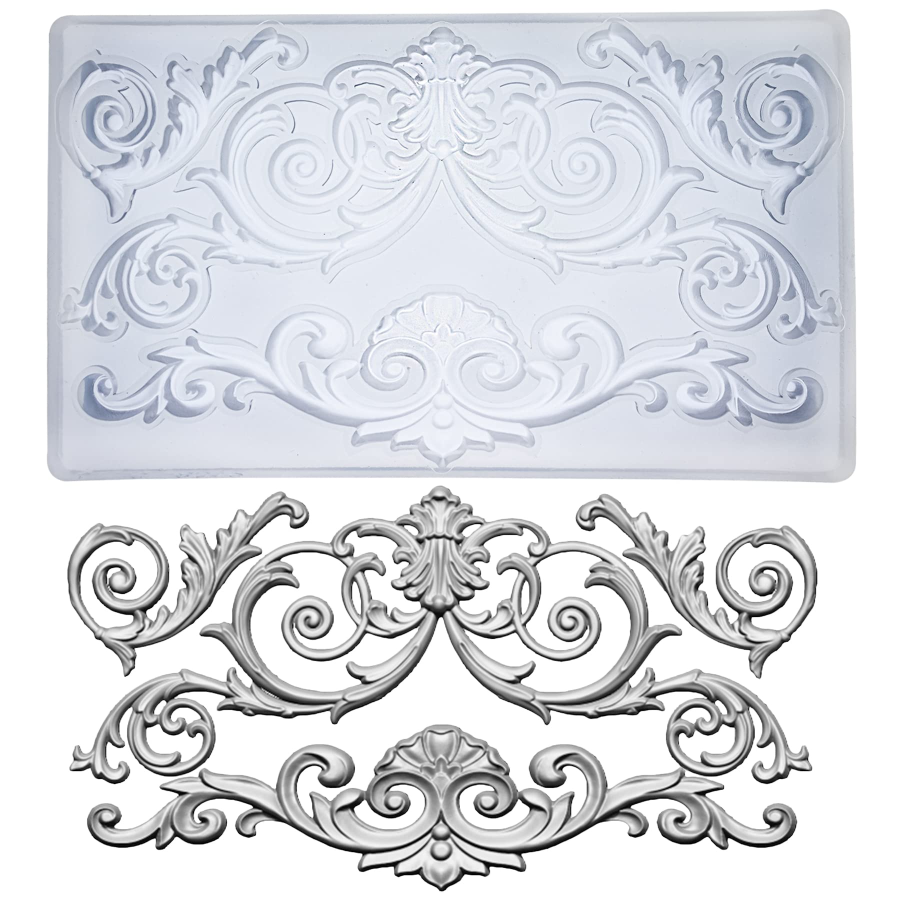 FUNSHOWCASE Garland Mould for Polyclay Air Dry Clay Plaste (4714)